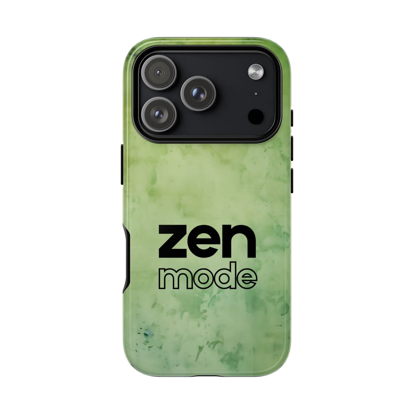 Zen Mode Tough Phone Case - Minimalist Word Design