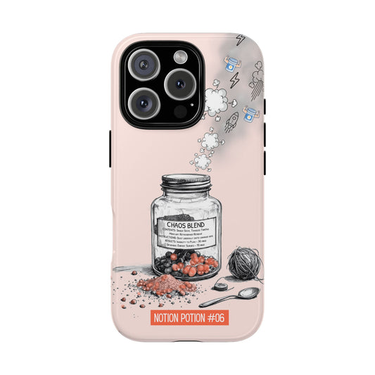 Chaos Blend Phone Case - Notion Potion #06 - Quirky Magic Potion Jar - Tough Case for Popular Smartphones