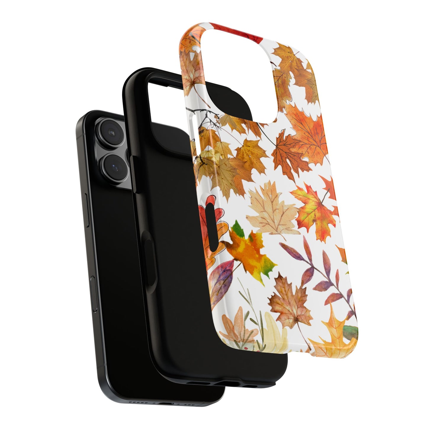 Autumn Leaves Phone Case | Fall Decor, Nature Lover Gift, Seasonal Accessory, Unique Case for iPhone & Samsung