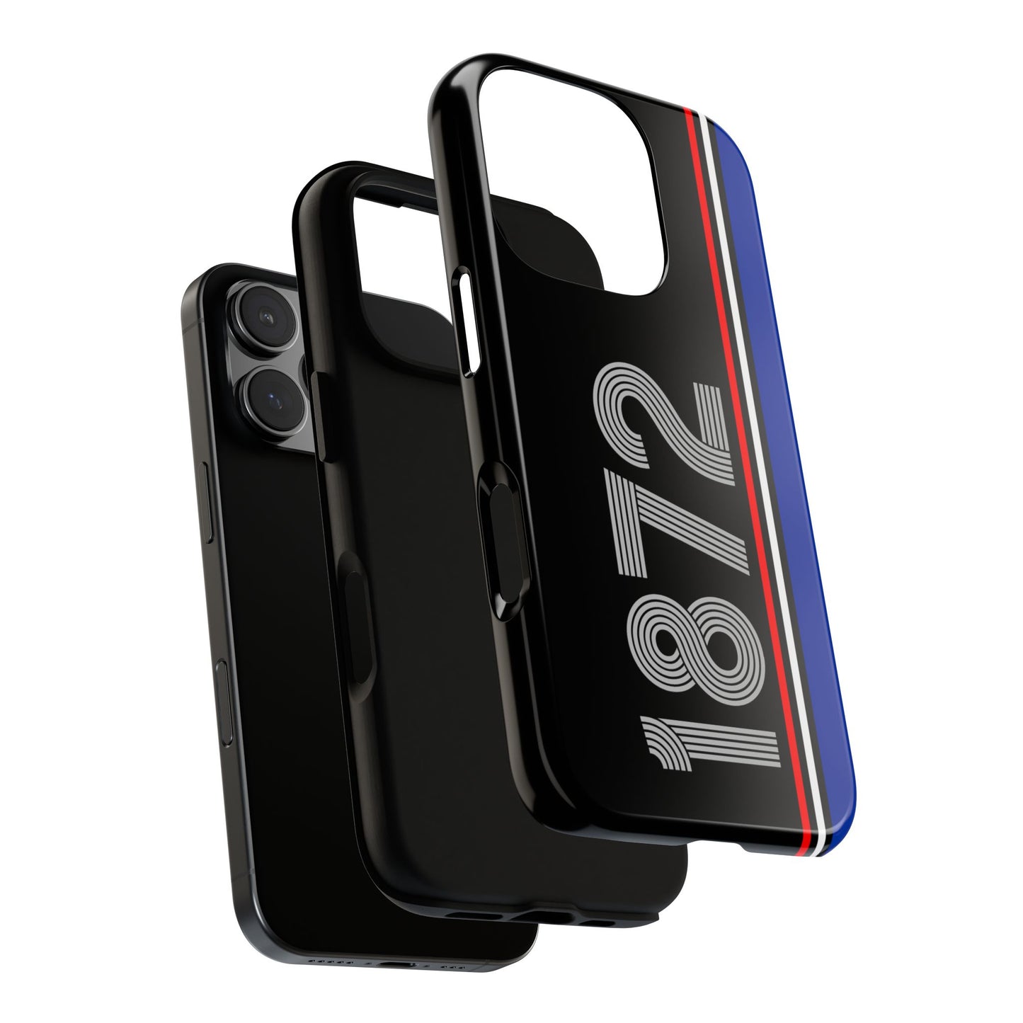 Minimalist Glasgow Rangers Tough Phone Case - Blue White Stripe Design - Football Fan Gift for Him & Her - iPhone and Samsung Cover