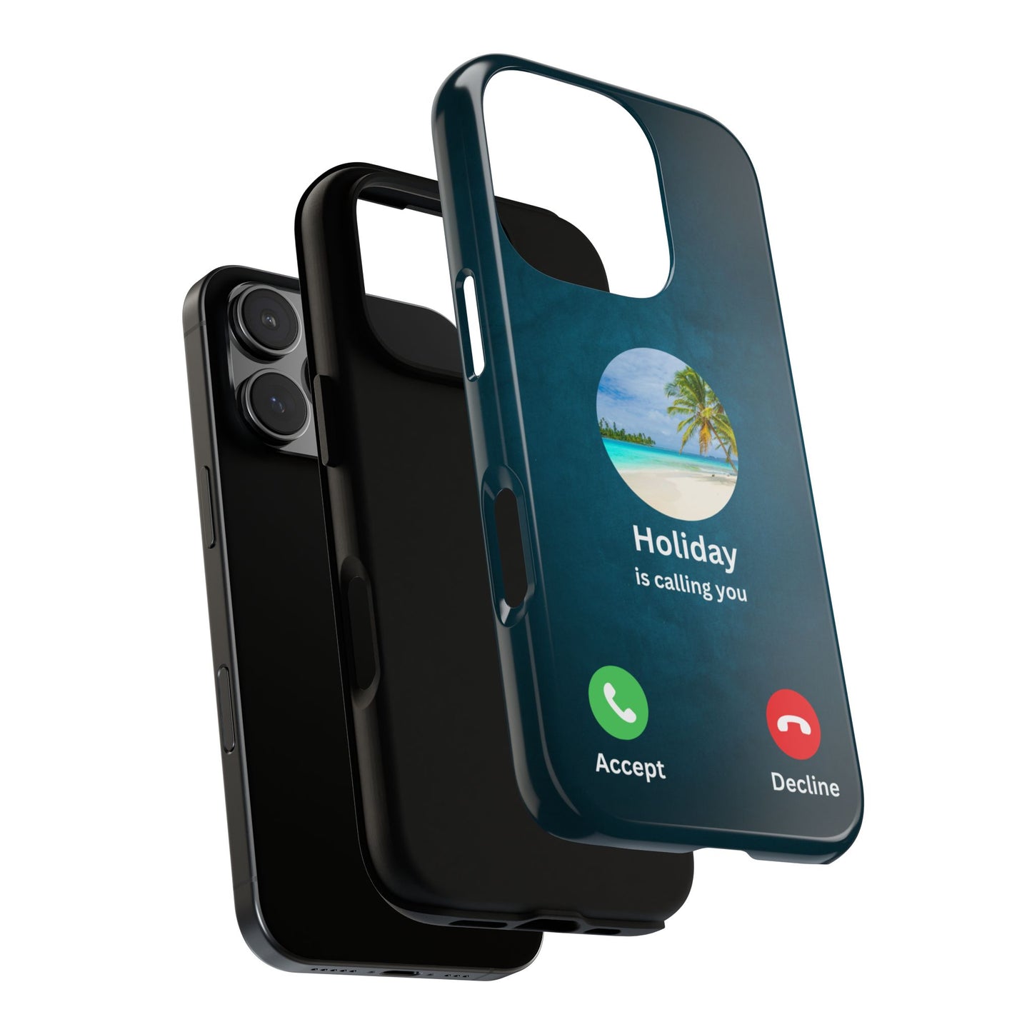 Holiday Is Calling You Phone Case - Funny Travel Humor Design - iPhone & Samsung Tough Cover