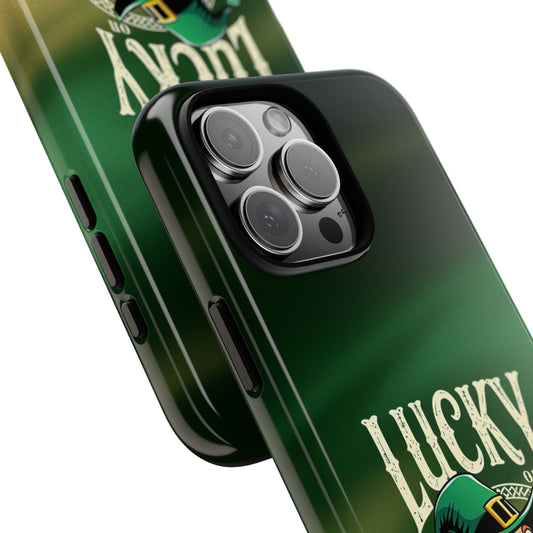 Lucky Leprechaun Phone Case - St Patricks Day Tough Case - Irish Theme iPhone Samsung Cover