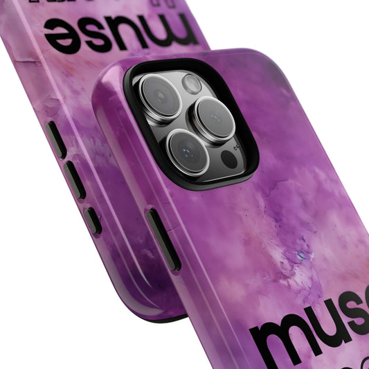Muse Theory Tough Phone Case - Minimalist Word Design