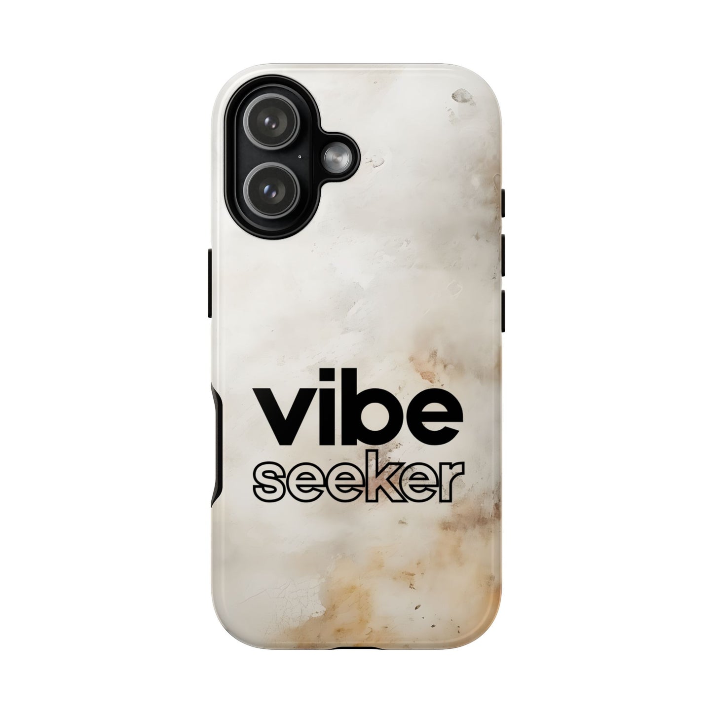 Vibe Seeker Tough Phone Case - Minimalist Word Design