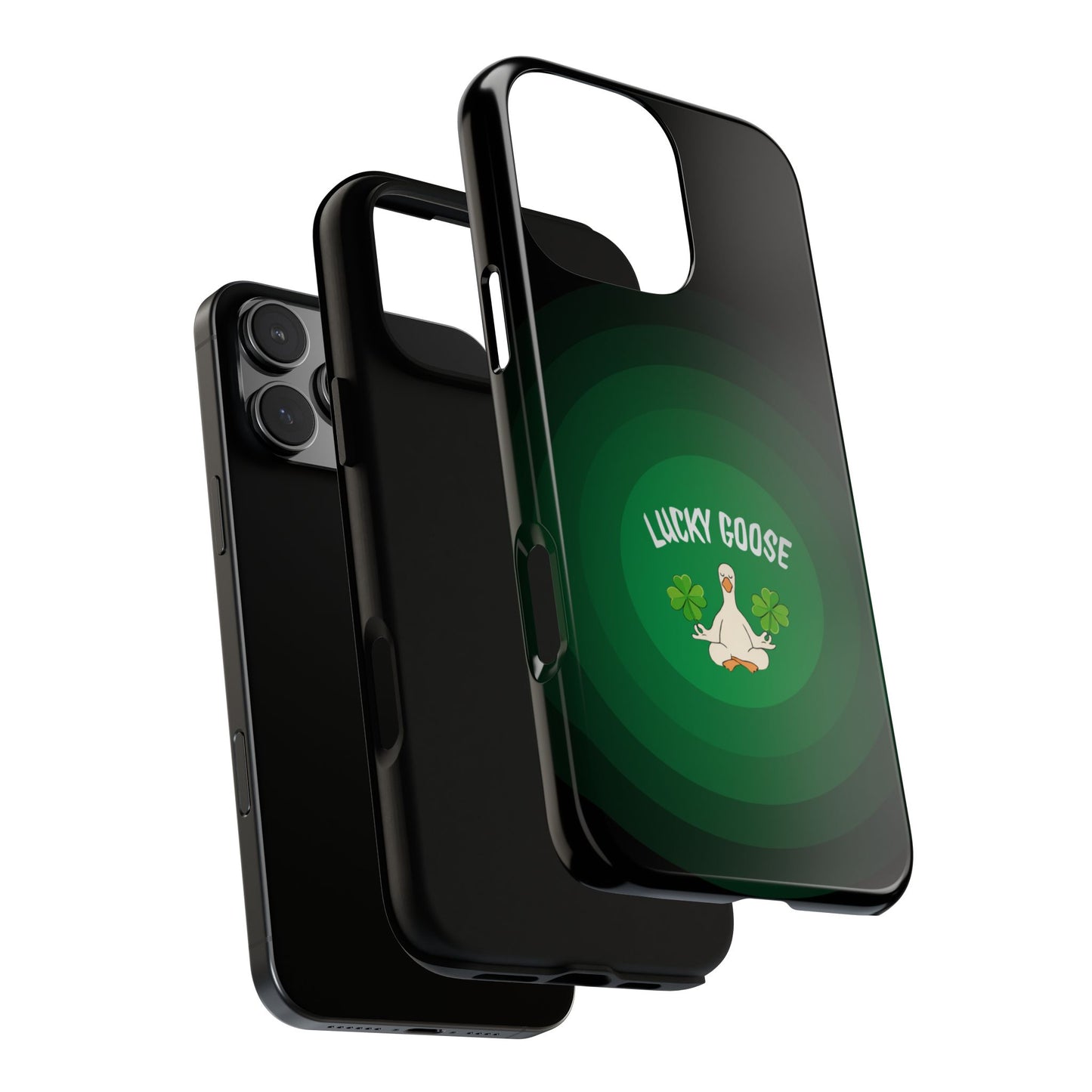 Lucky Goose Phone Case - Funny Irish Clover Design St Patricks Gift