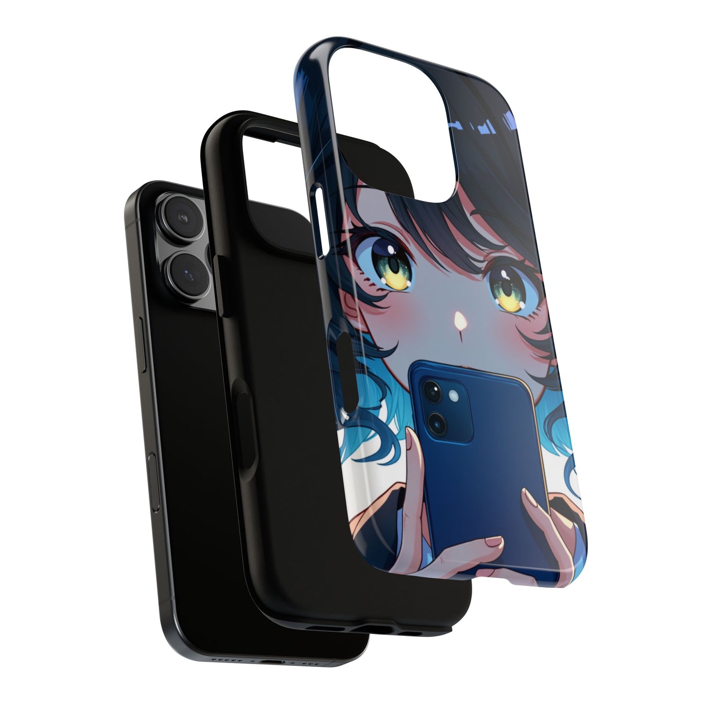 Anime-Inspired Phone Case, Unique Design Tough Cover, Trendy Mobile Phone Accessory, Perfect Gamer Gift