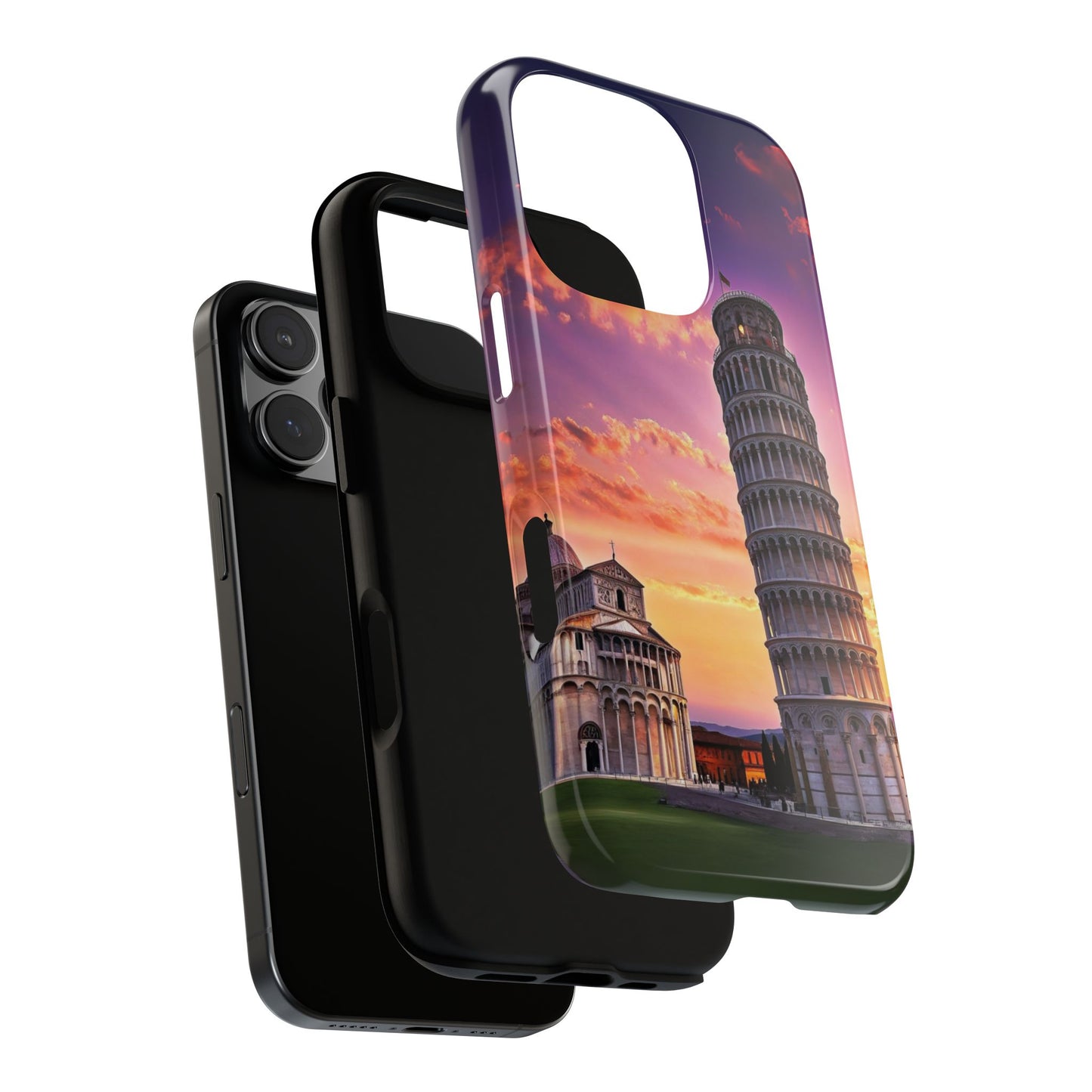 Leaning Tower of Pisa Sunset - Italy Landmark Phone Case - Tuscany Skyline Tough iPhone & Samsung Cover