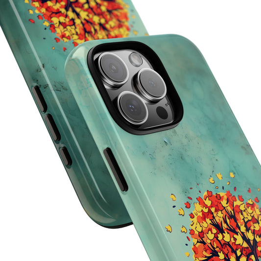 Autumn Tree Phone Case - Seasons Change Beauty Remains Quote