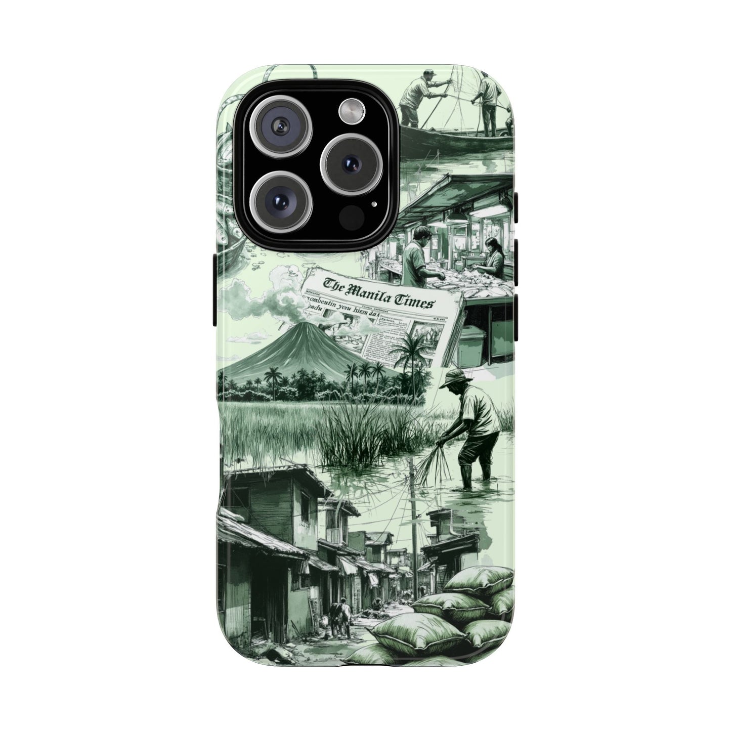 Scenes from Philippines Phone Case for iPhone 16 15 14 13 12 11 Pro Max, Samsung Galaxy S25 S24 S23 S22 S21 S20 Plus Ultra & Google Pixel