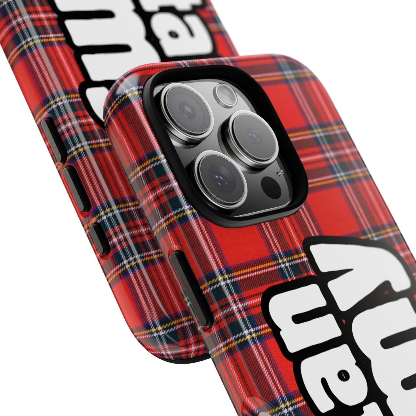 Tartan Army Phone Case - Scottish Pride Red Plaid Design for iPhone & Samsung