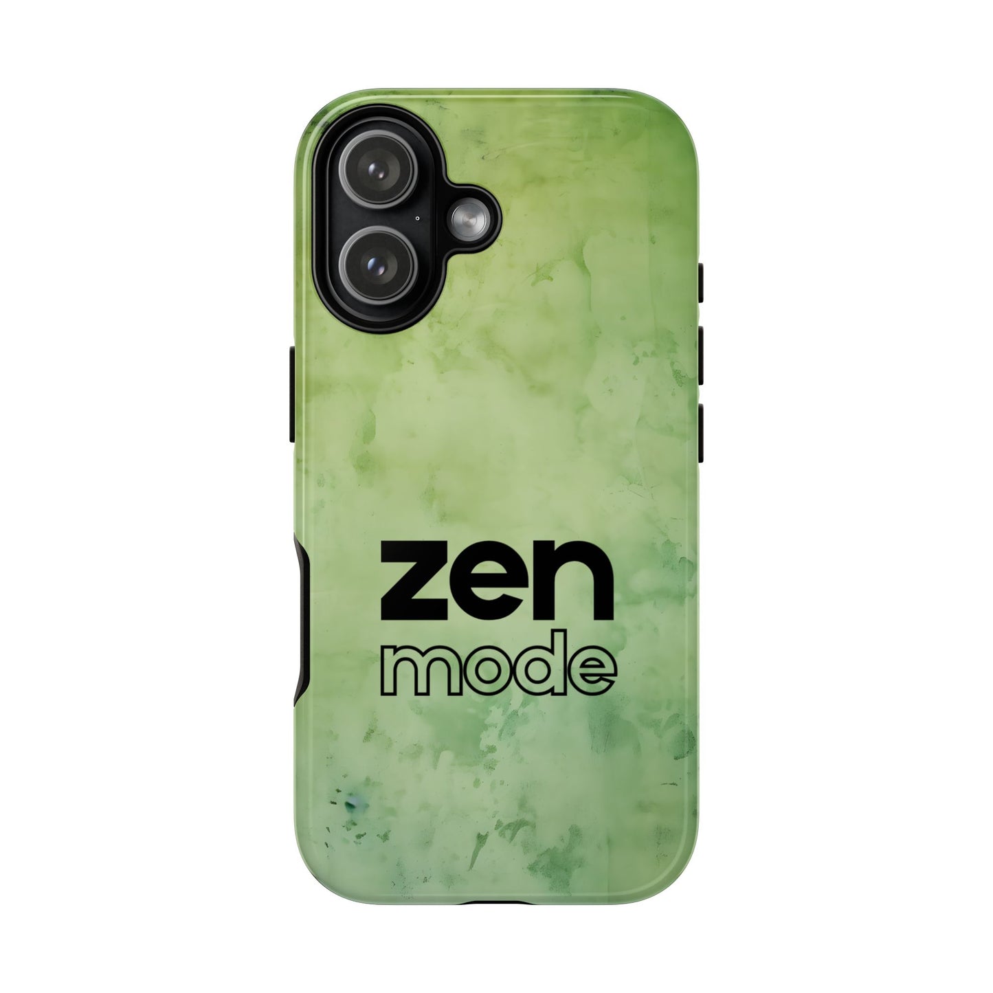 Zen Mode Tough Phone Case - Minimalist Word Design