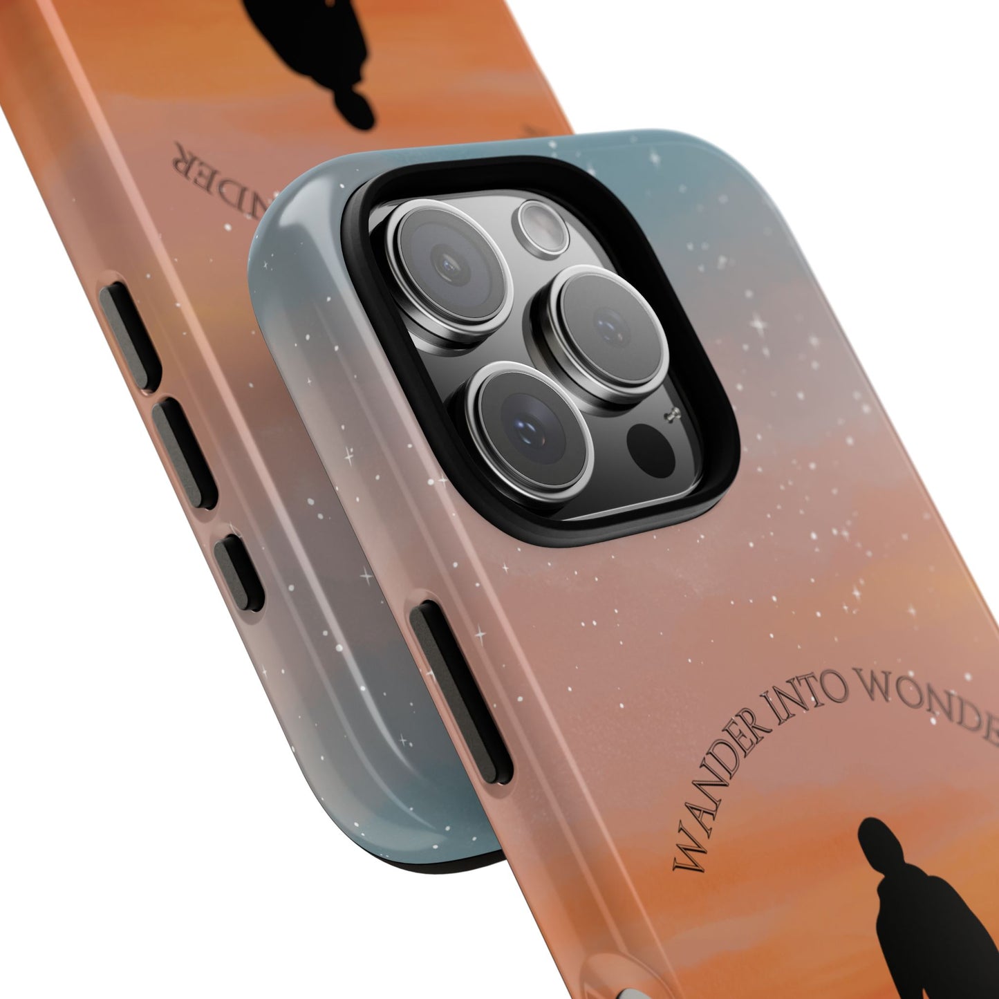 Wander Into Wonder Phone Case - Adventure Quote Cover for Popular Smartphones