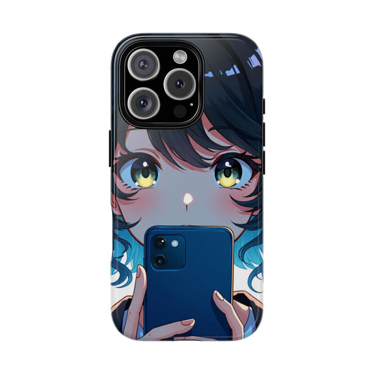 Anime-Inspired Phone Case, Unique Design Tough Cover, Trendy Mobile Phone Accessory, Perfect Gamer Gift
