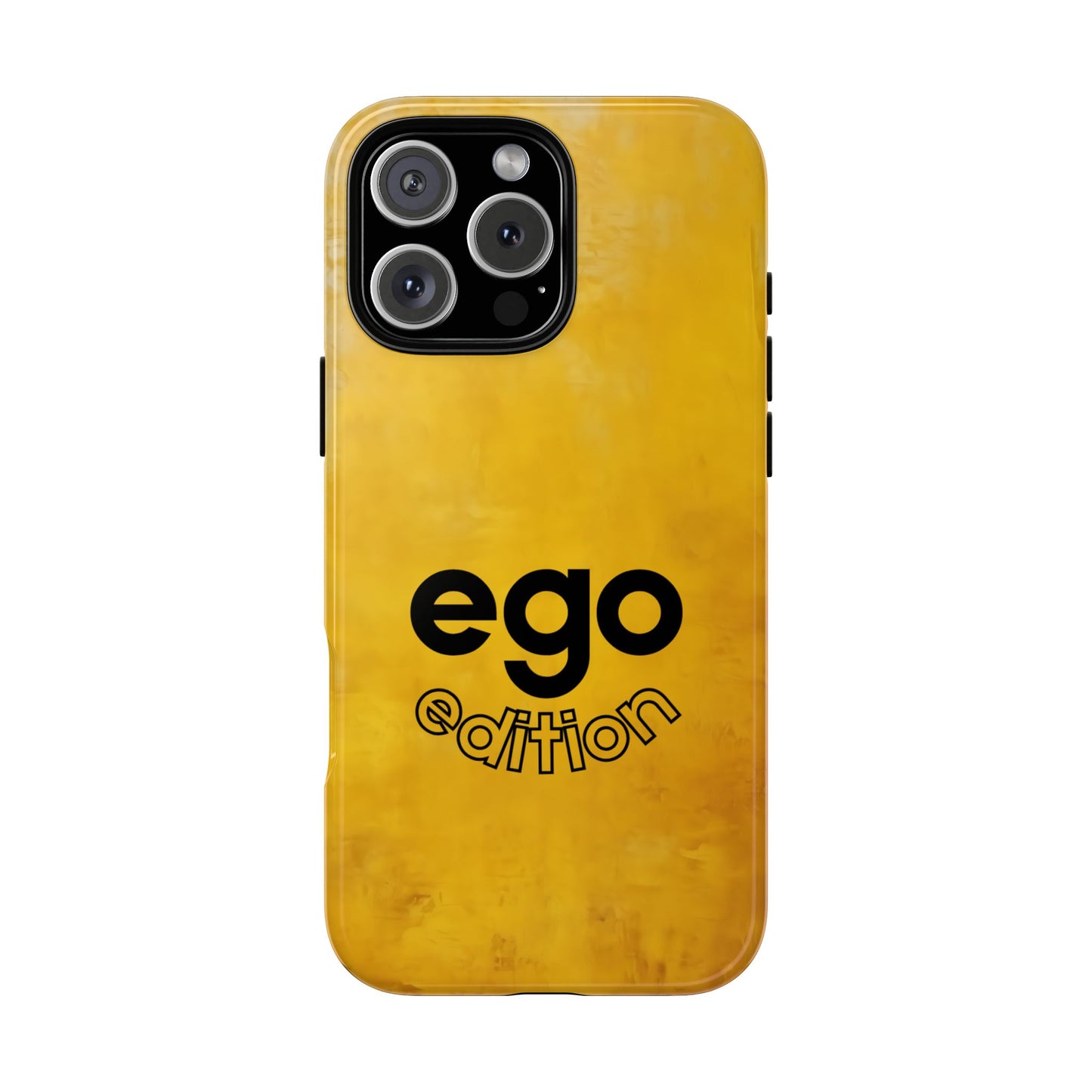 Ego Edition Tough Phone Case - Minimalist Word Design for Popular Smartphones