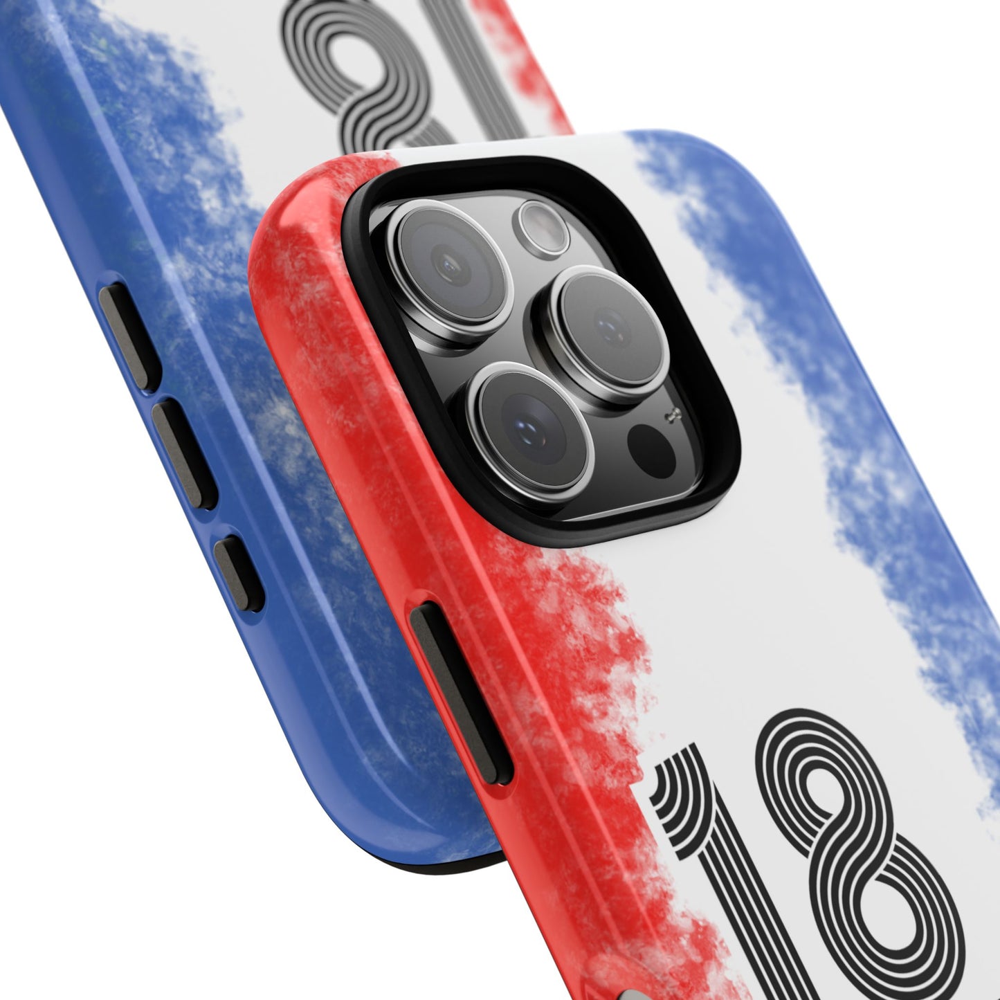 Glasgow Rangers 1872 Phone Case - Red & Blue Tough Protective Cover  - Scottish Football Fan Gift