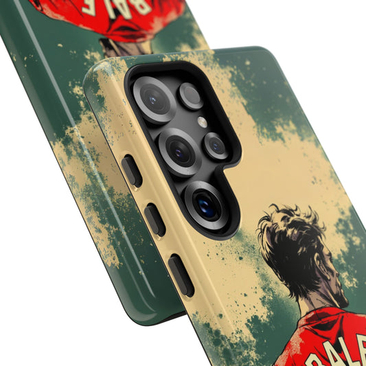 Wales Football Tough Phone Case - Bale 11 Fan Art Protective Cover