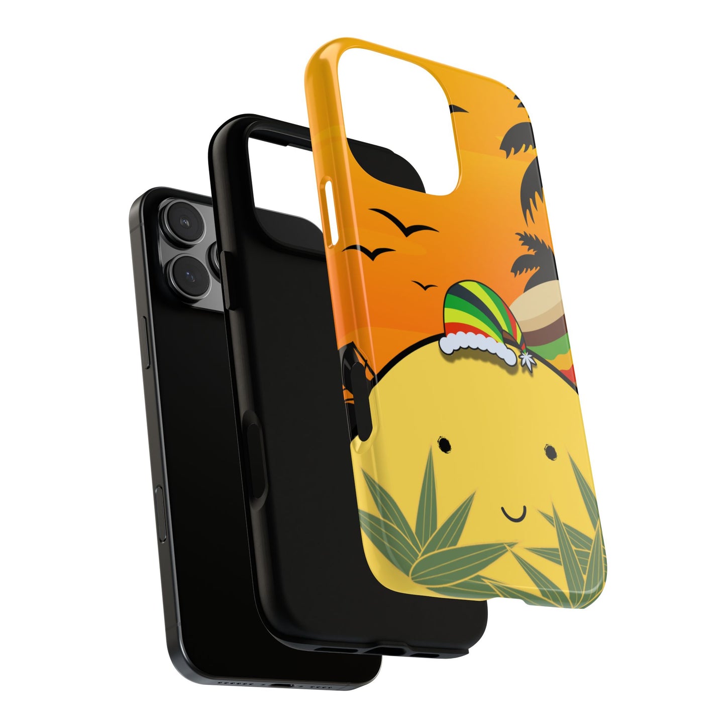 WanderBlob in Jamaica - Reggae Sunset Travel Art Tough Phone Case