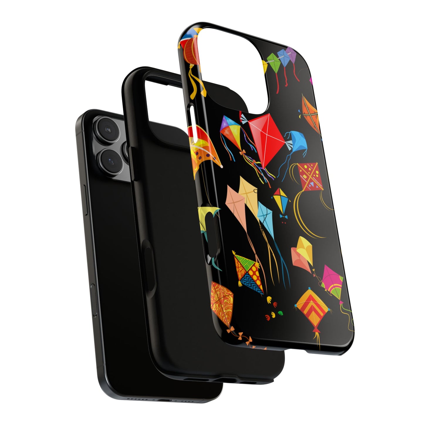 Kites Collage Phone Case - Colourful Kite Pattern Design - Suburban Art