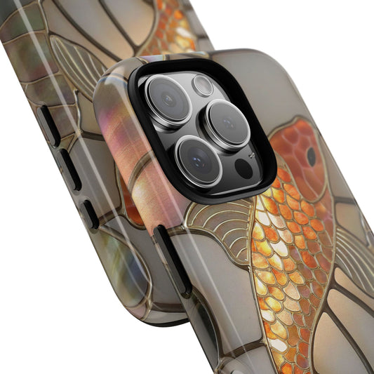 Stained Glass Phone Case, Koi Carp Design, Tough Cases, Protective Cover for  Google, Gift for Her Him, Unique Phone Case