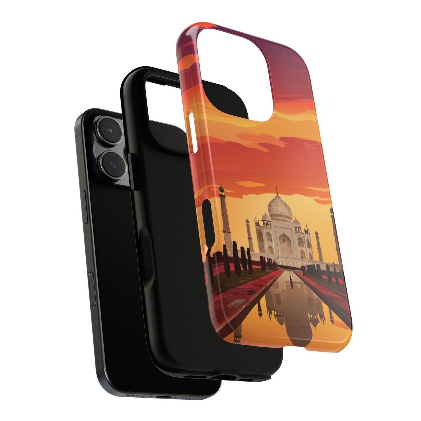 Taj Mahal Sunset - India Landmark Phone Case - Agra Skyline Tough iPhone & Samsung Cover