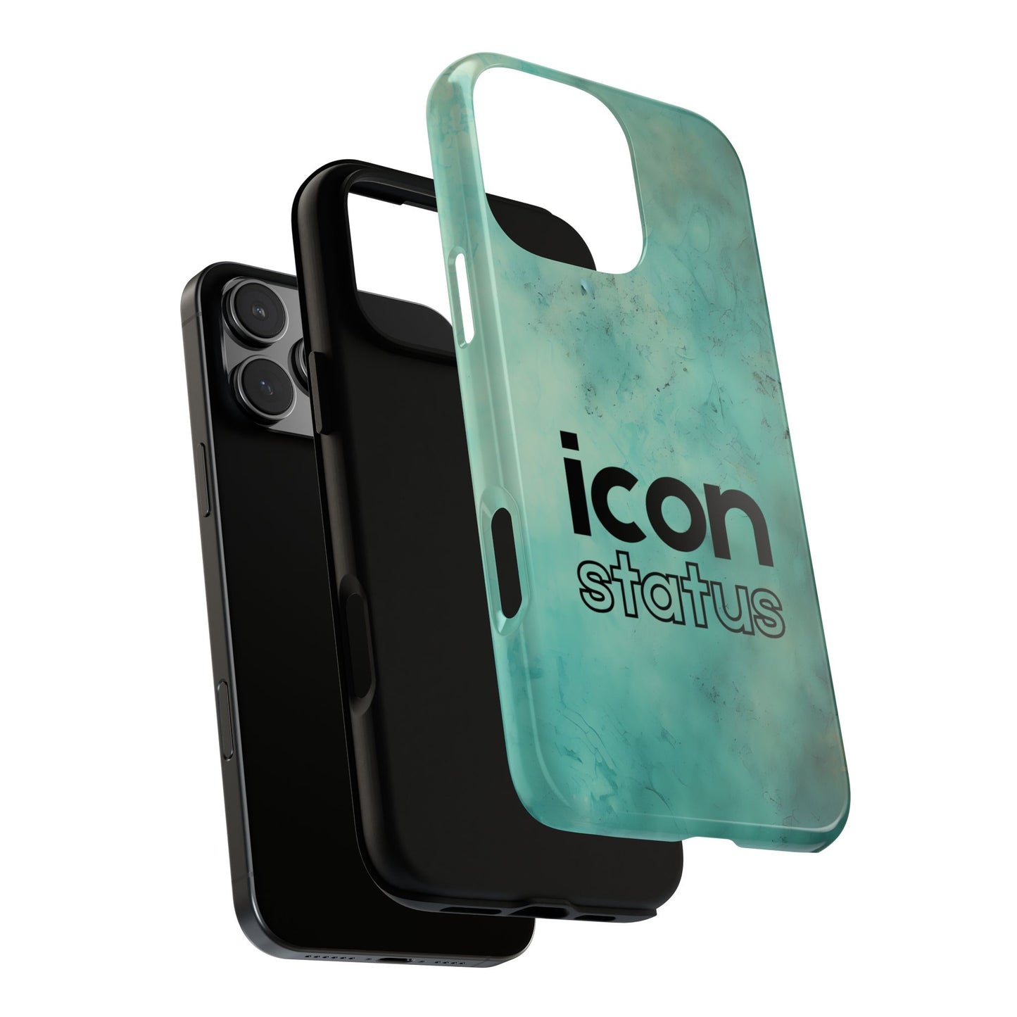 Icon Status Tough Phone Case - Minimalist Word Design
