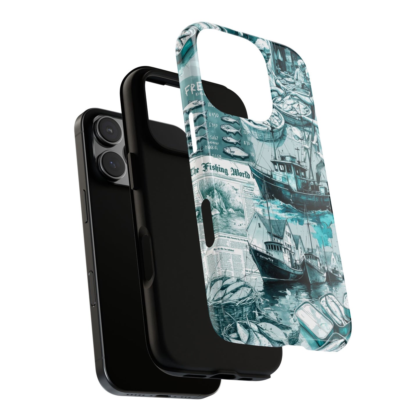 Fishing Phone Case for iPhone 16 15 14 13 12 11 Pro Max,Samsung Galaxy S25 S24 S23 S22 S21 S20 Plus Ultra & Google Pixel 9 6 7 6 Pro XL