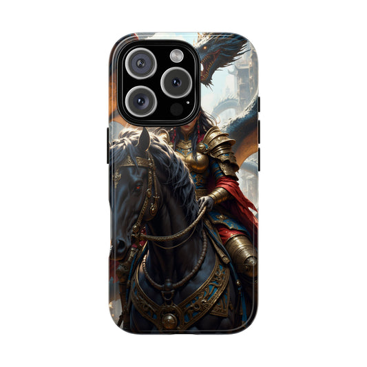 Dragon Warrior Tough Cases, Fantasy Phone Case for Gamers, Unique Gift for Fans, Cell Phone Accessories, Dragon Queen Cover