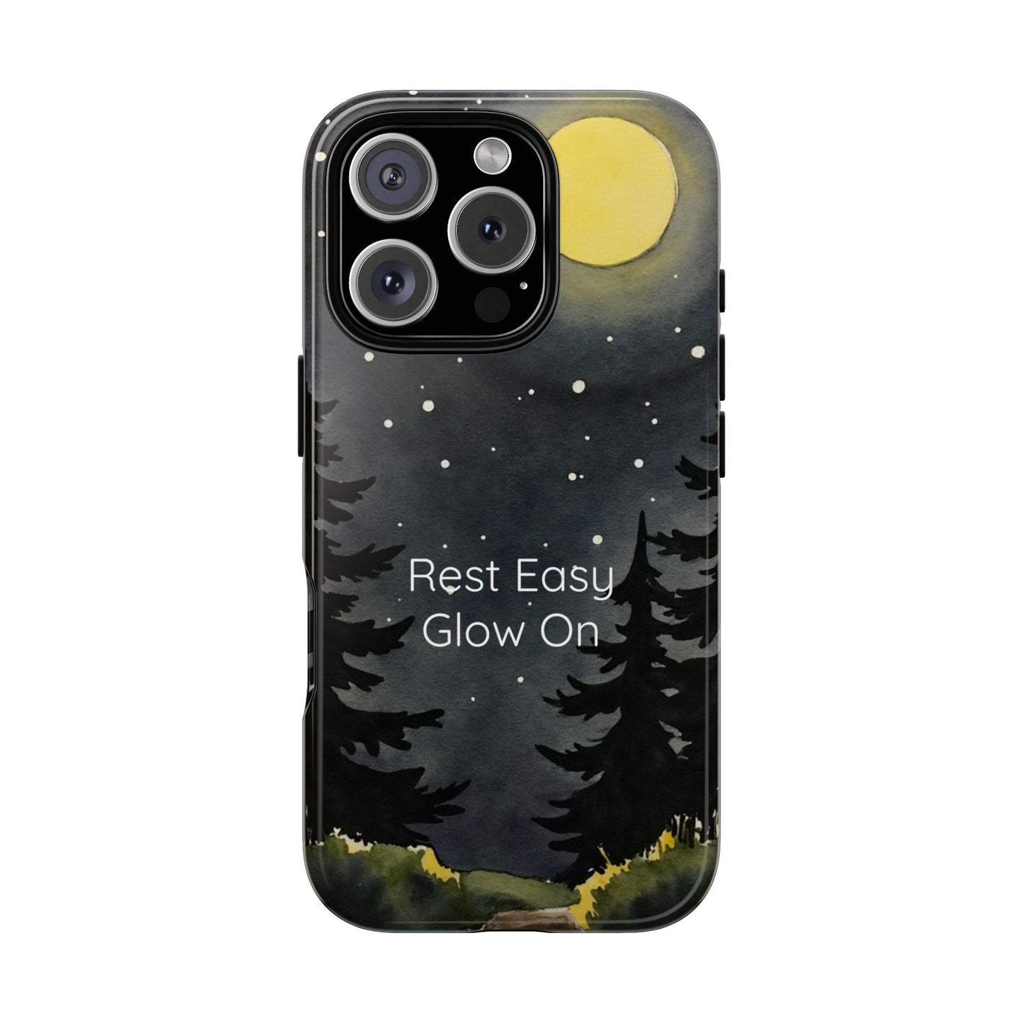 Rest Easy Phone Case - Glow On - Calmly Inspired Collection Tough Cover