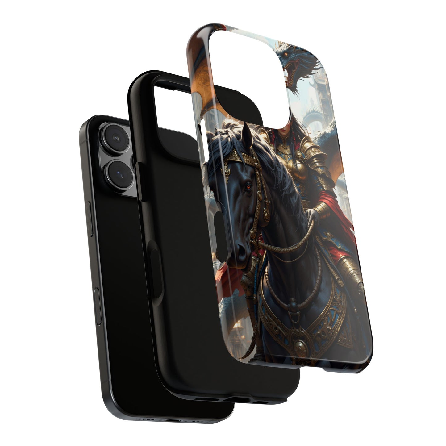 Dragon Warrior Tough Cases, Fantasy Phone Case for Gamers, Unique Gift for Fans, Cell Phone Accessories, Dragon Queen Cover