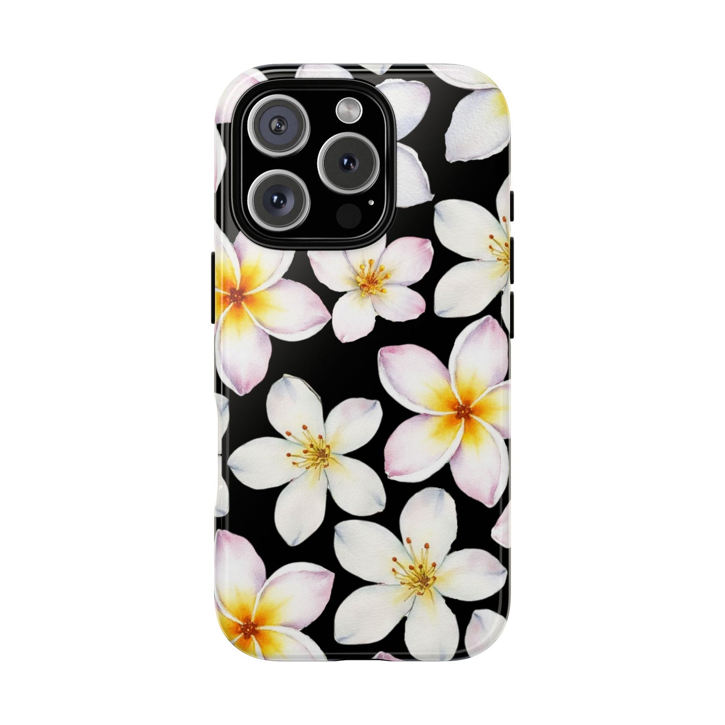 Jasmine Flower Watercolor Phone Case for iPhone 16 15 14 13 12 11 Pro Max, Samsung Galaxy S25 S24 S23 S22 S21 S20 Plus Ultra & Google Pixel