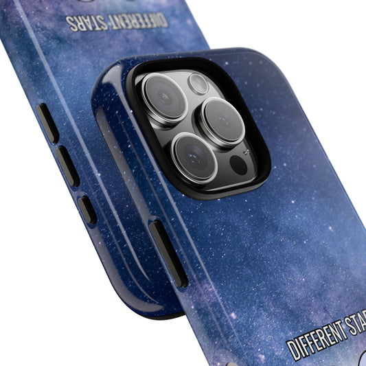 Autism Awareness Phone Case - Different Stars Same Sky - Infinity Symbol - Galaxy Design for Popular Smartphones Tough Case