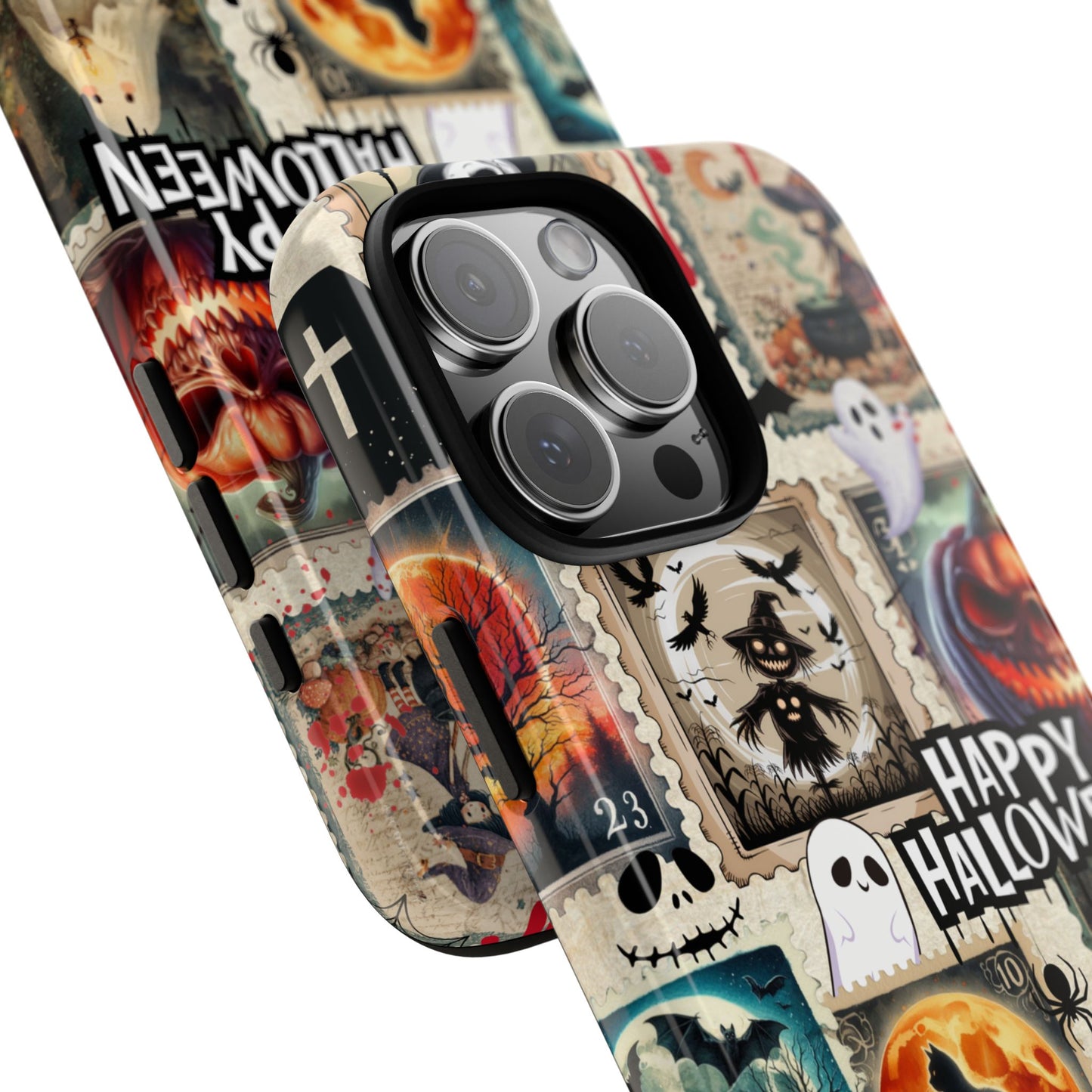 Spooky Halloween Collage Tough Phone Case