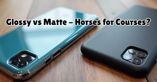 Glossy vs Matte Phone Case - Horses for Courses