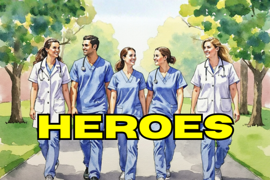 Primary image for blog featuring a group of nurses walking