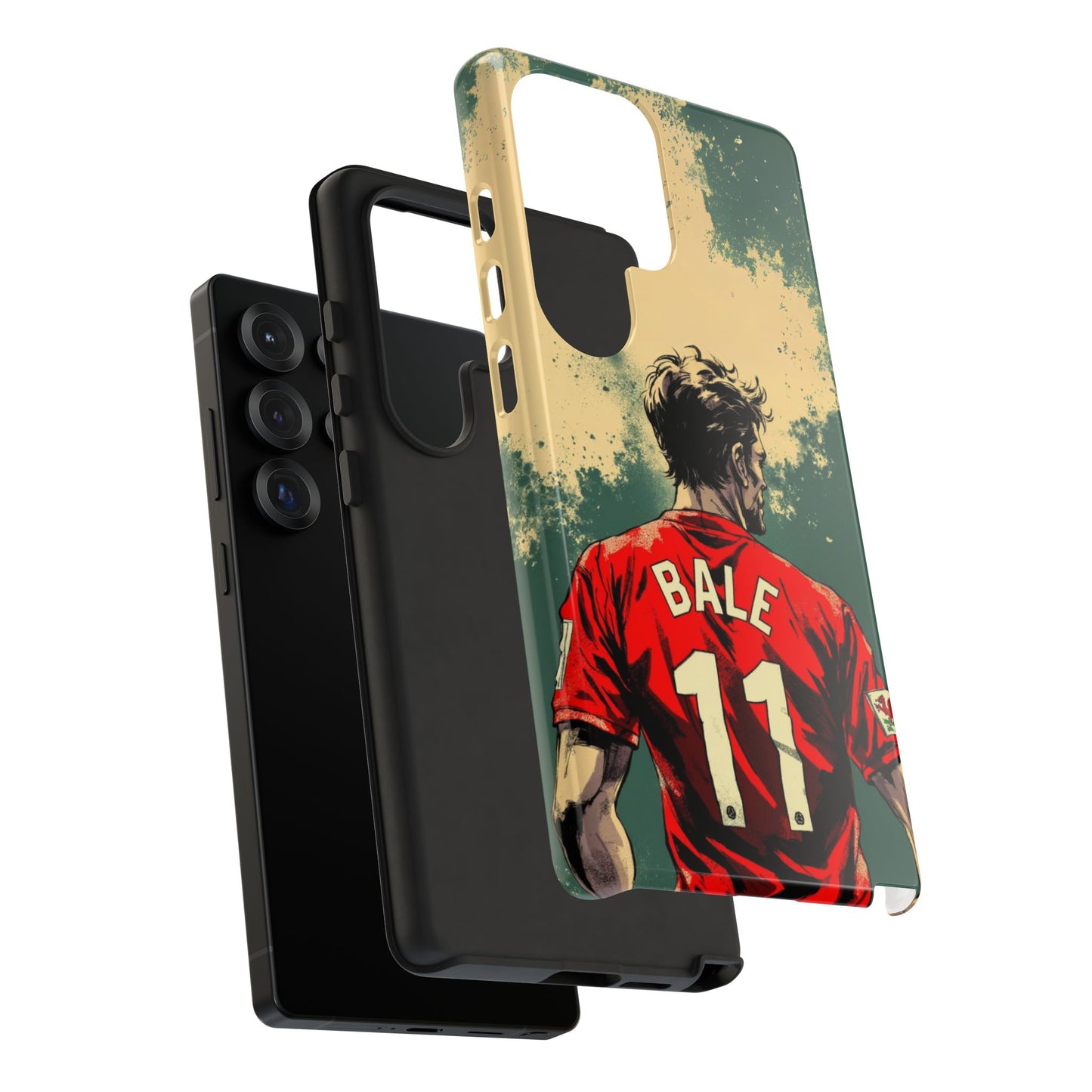 Wales Football Tough Phone Case - Bale 11 Fan Art Protective Cover