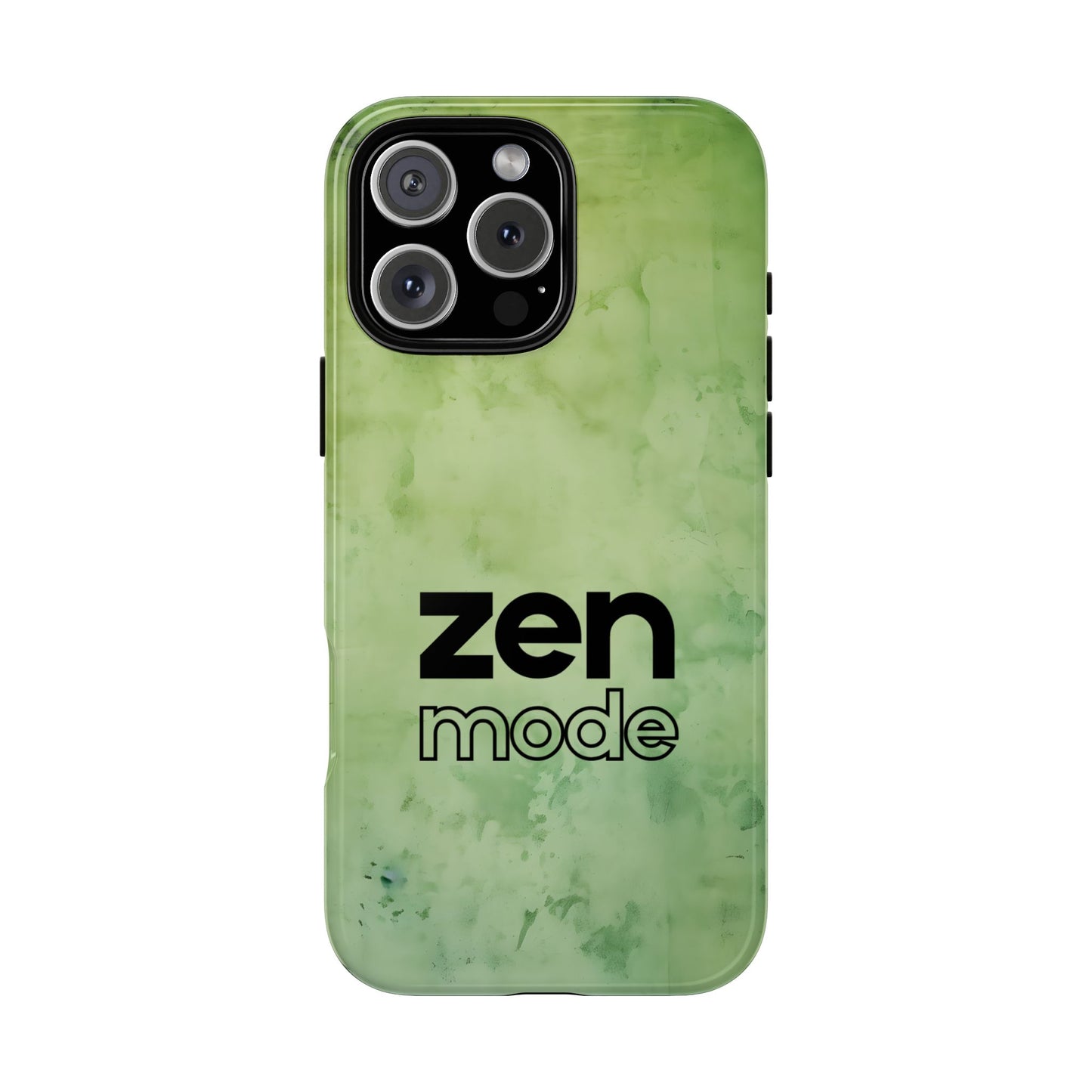 Zen Mode Tough Phone Case - Minimalist Word Design