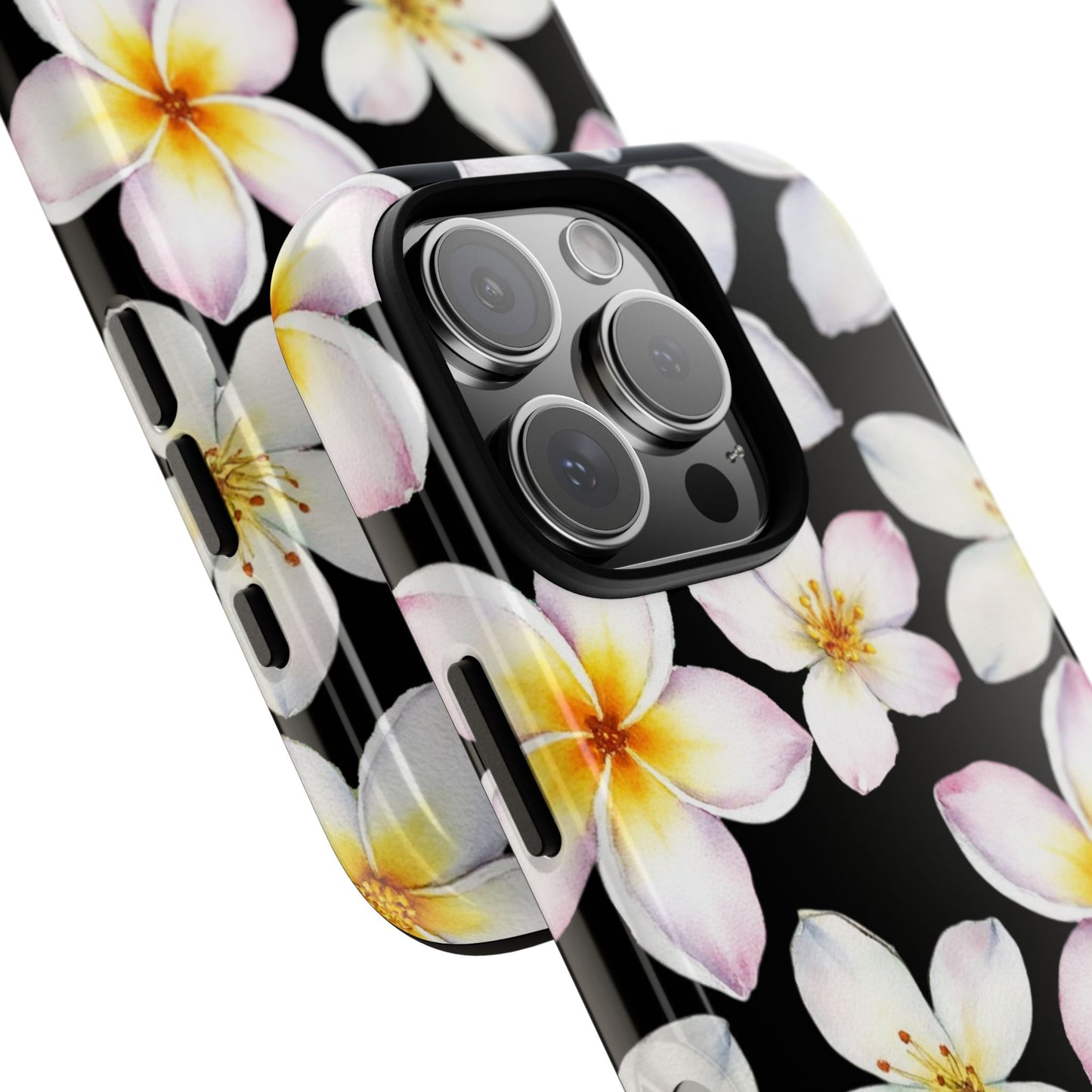 Jasmine Flower Watercolor Phone Case for iPhone 16 15 14 13 12 11 Pro Max, Samsung Galaxy S25 S24 S23 S22 S21 S20 Plus Ultra & Google Pixel
