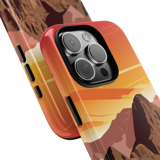 Machu Picchu Sunset - Peru Landmark Phone Case - Inca Ruins Tough Dual Protection Cover