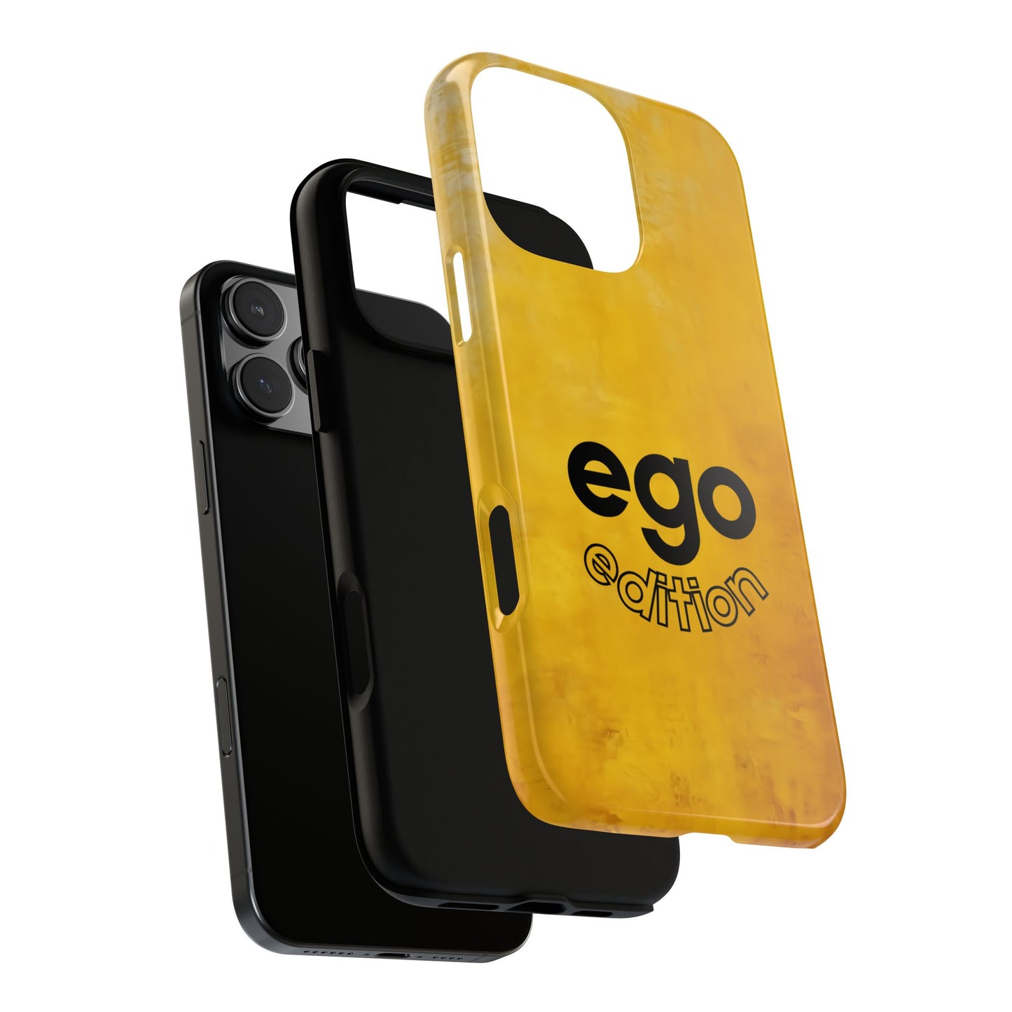 Ego Edition Tough Phone Case - Minimalist Word Design for Popular Smartphones