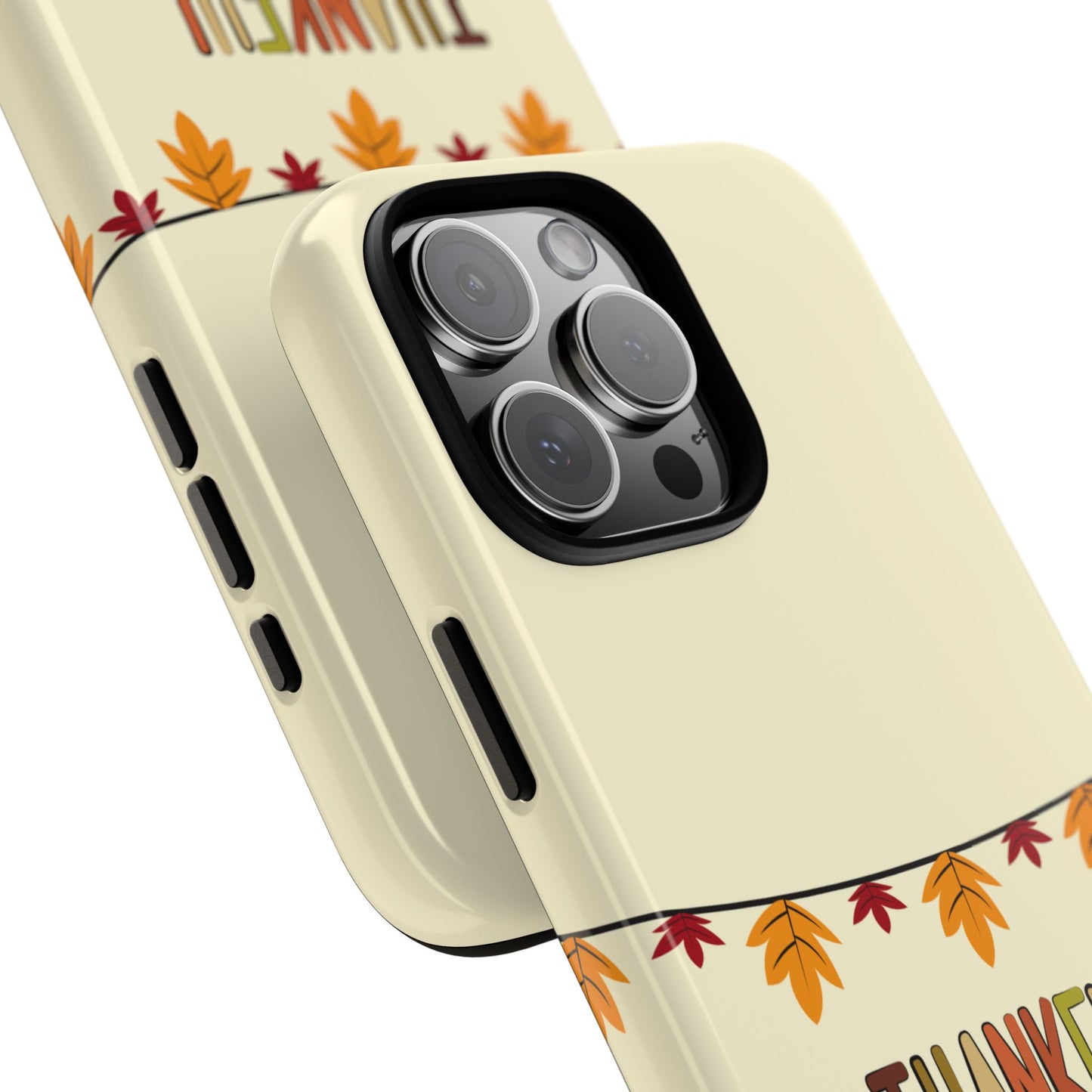 Thankful Autumn Leaves Tough Phone Case - Fall Garland Thanksgiving Design