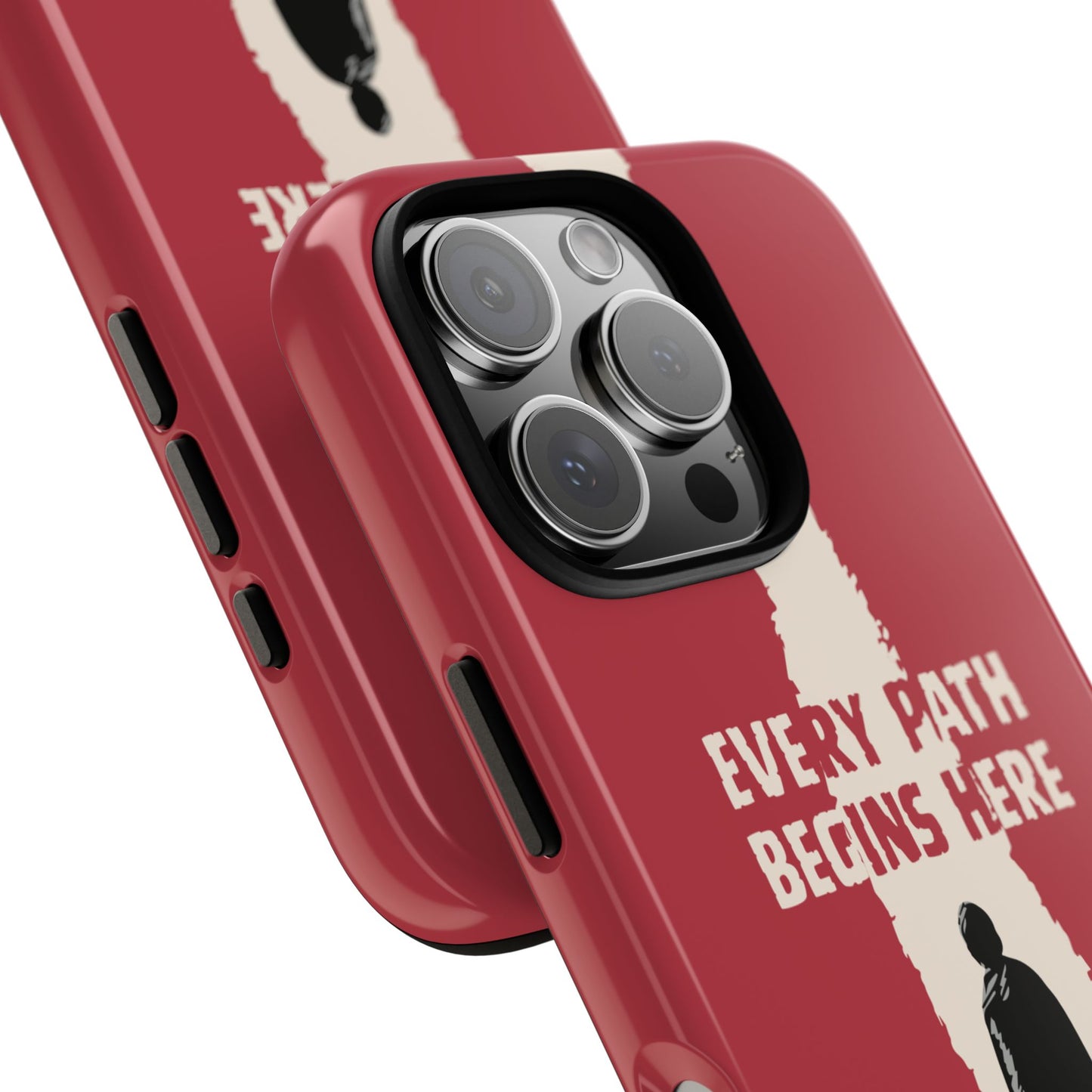 Every Path Begins Here Phone Case - Inspirational Quote Cover for Popular Smartphones