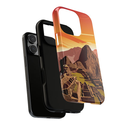 Machu Picchu Sunset - Peru Landmark Phone Case - Inca Ruins Tough iPhone & Samsung Cover