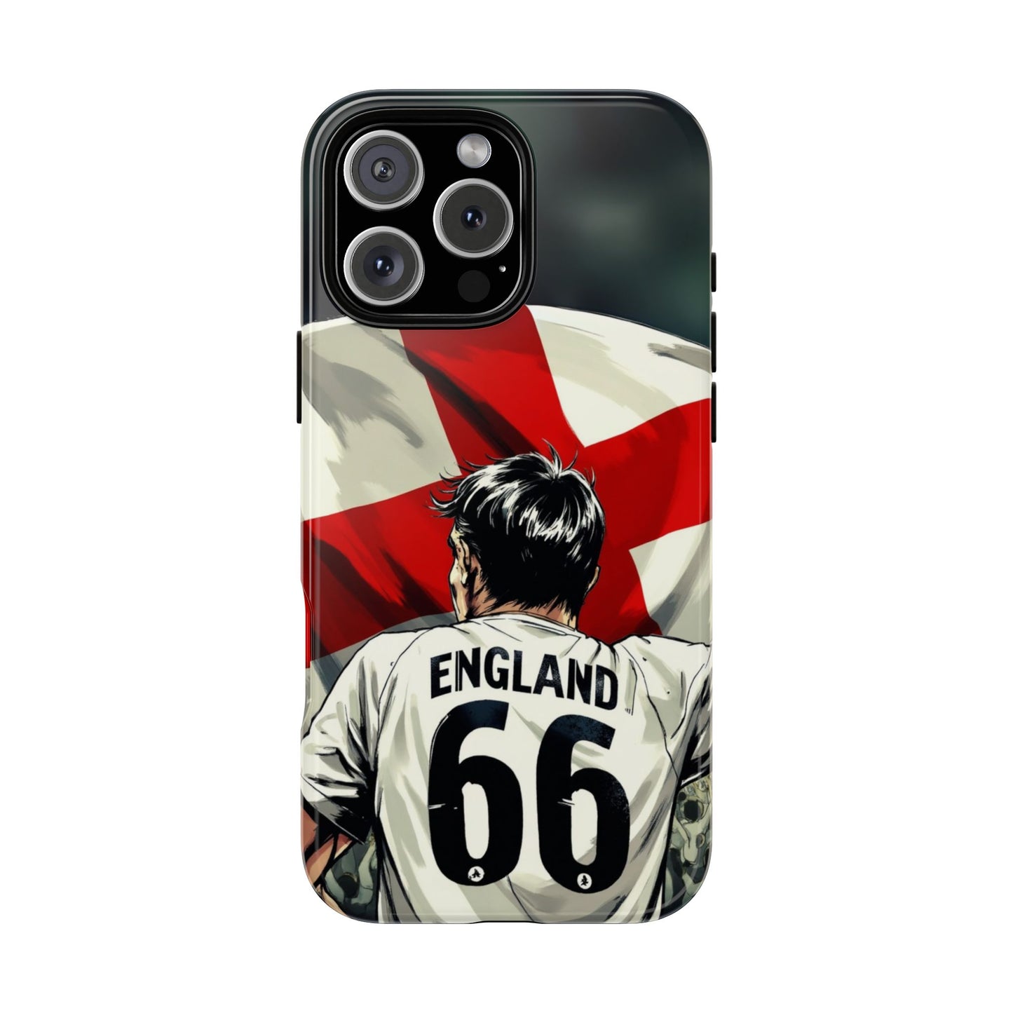 England Football Tough Phone Case - 1966 Retro Fan Art Protective Cover