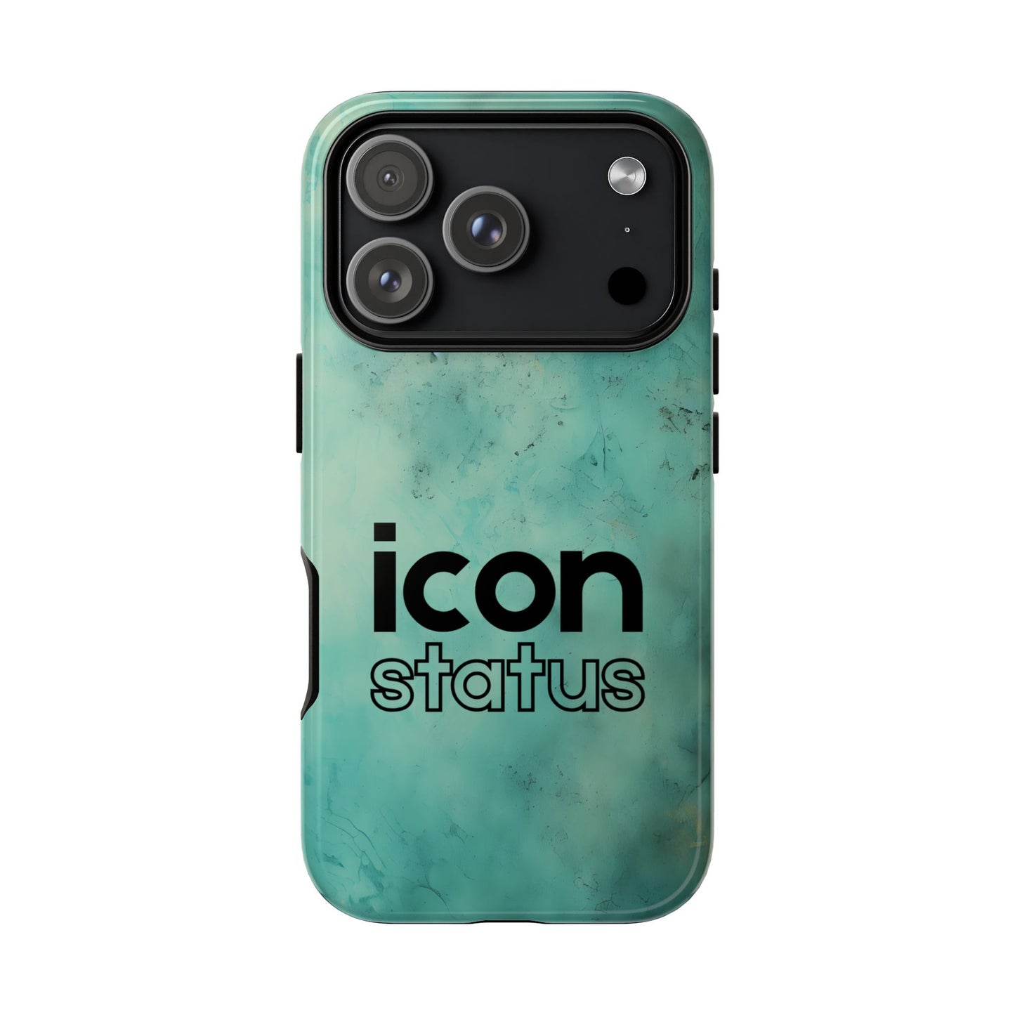 Icon Status Tough Phone Case - Minimalist Word Design