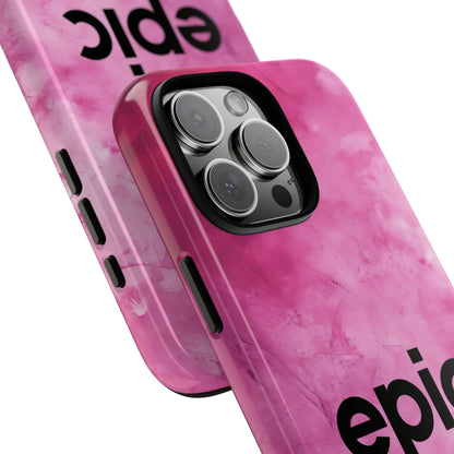 Epic Energy Tough Phone Case - Minimalist Word Design
