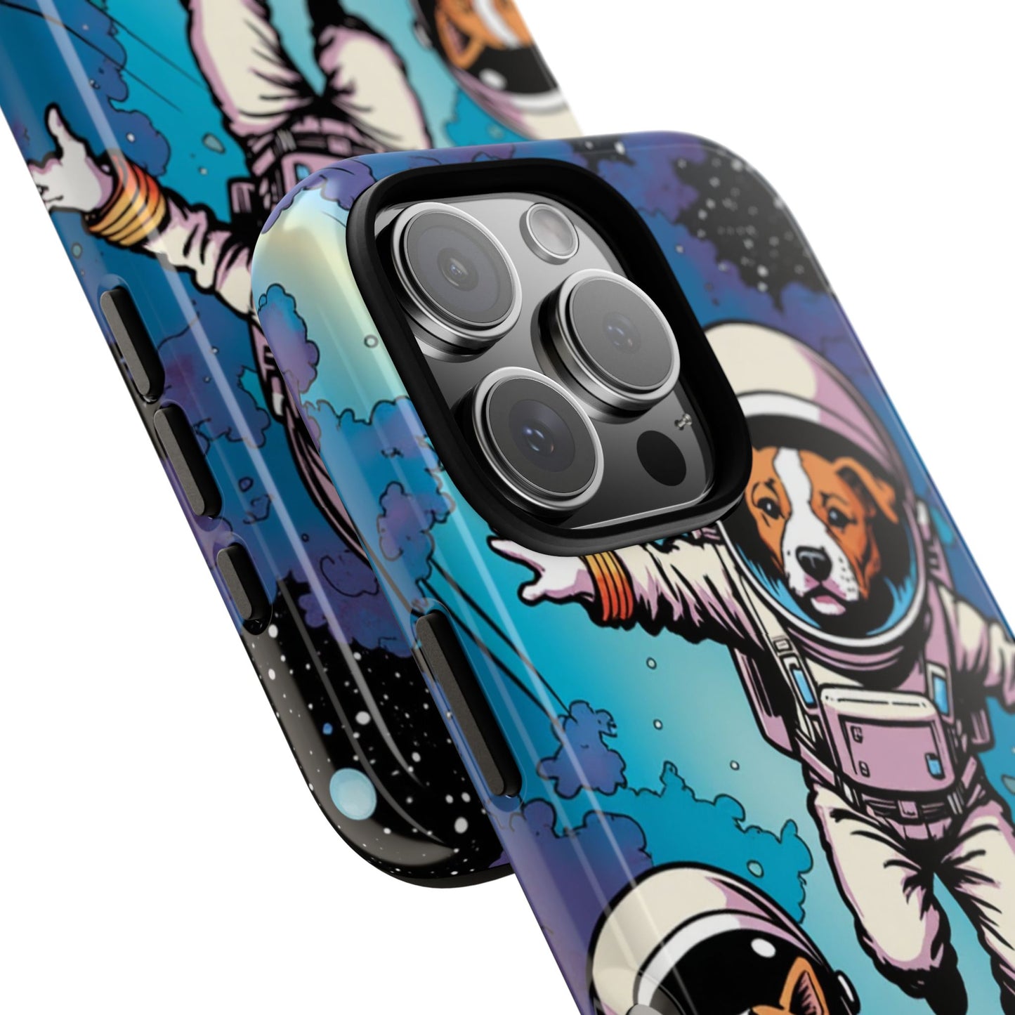 Dog Astronaut Phone Case - My Best Friend is Stellar - Space Dog Design for iPhone & Samsung - K9 Gift for International Dog Day