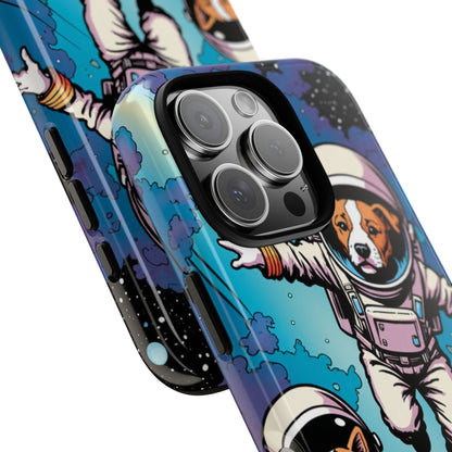 Dog Astronaut Phone Case - My Best Friend is Stellar - Space Dog Design for iPhone & Samsung - K9 Gift for International Dog Day