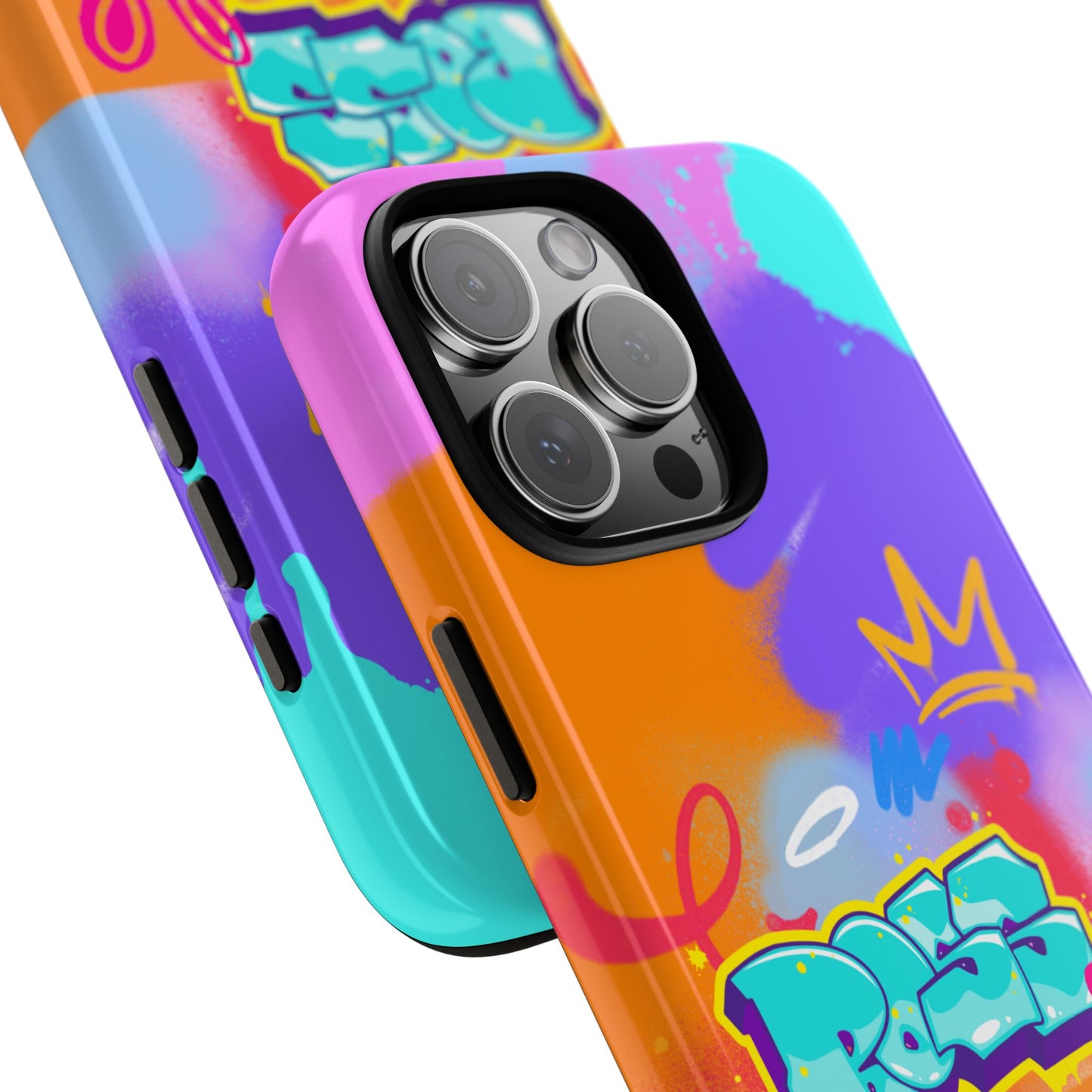 Boss Graffiti Tough Phone Case - Neon Street Art Style - Urban Spray Paint Design