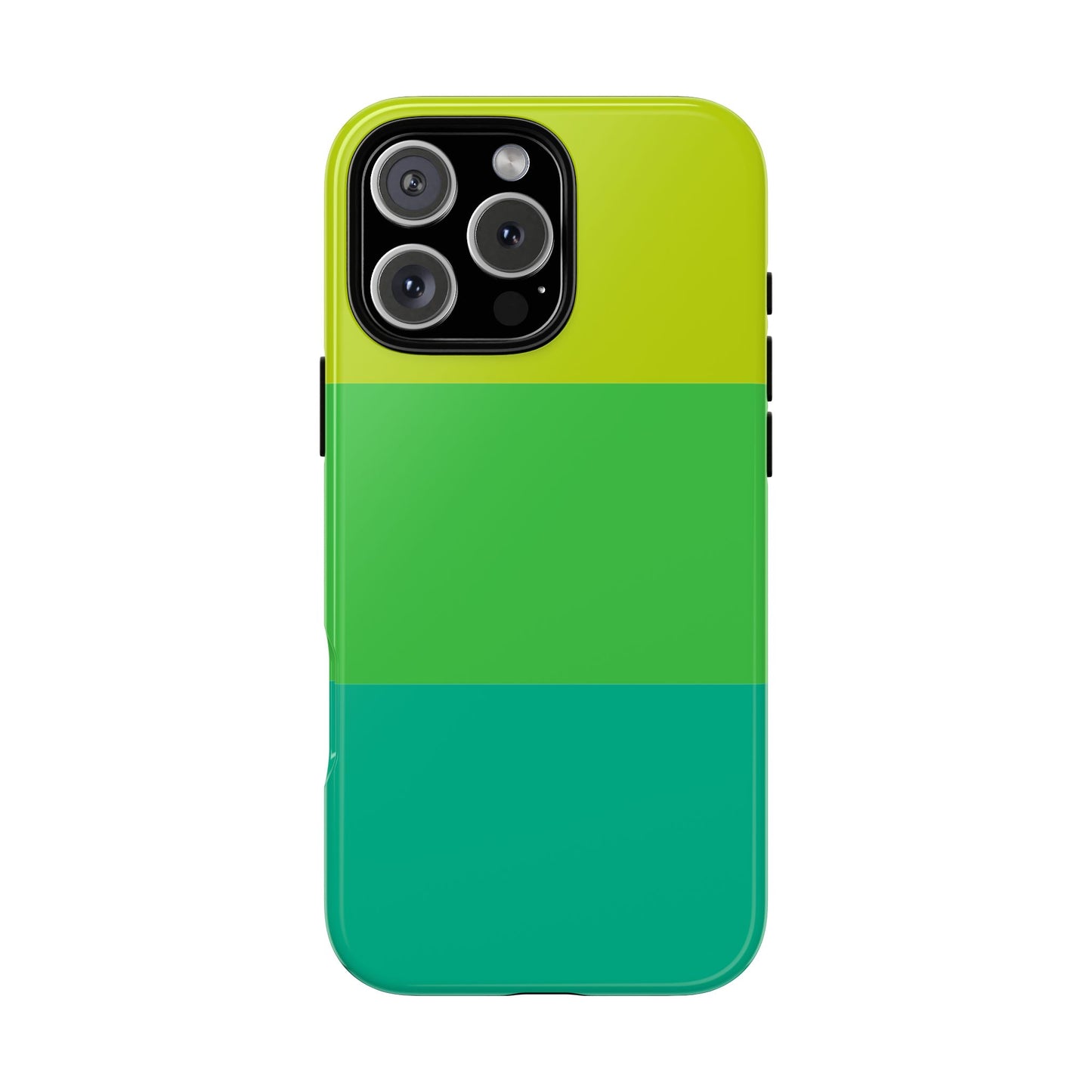 Abstract Green Stripe Tough Phone Case - Minimalist Modern Design