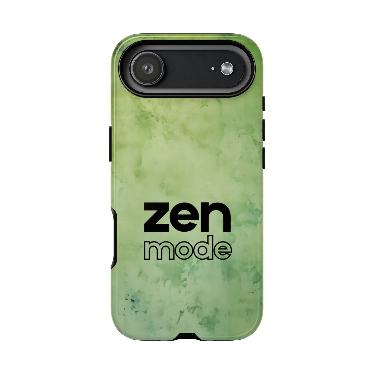 Zen Mode Tough Phone Case - Minimalist Word Design